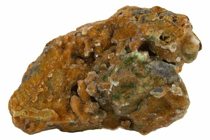 Sparkling Chrome Chalcedony Specimen - Chromite Mine, Turkey #336742